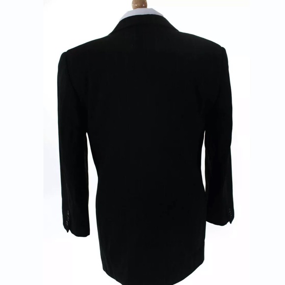 ERMENEGILDO ZEGNA BLAZER BLACK PINSTRIPE SIZE 40 - Picture 4 of 8